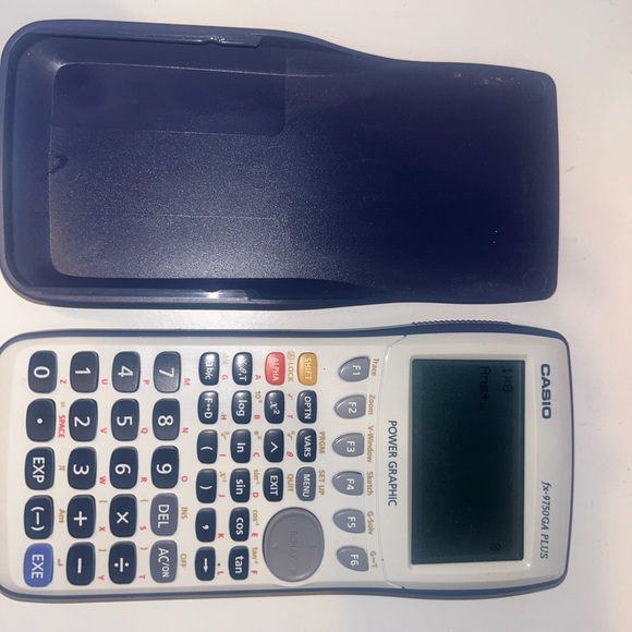 Casio FX-9750GA Plus Graphing Calculator With Cover‎ Tested And works! - Picture 1 of 2